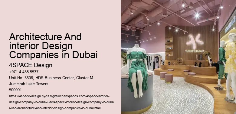 Architecture And interior Design Companies in Dubai